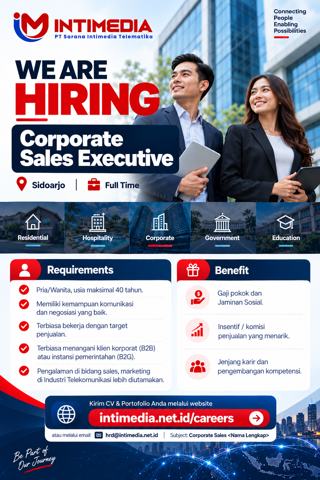 Banner lowongan Corporate Sales Executive