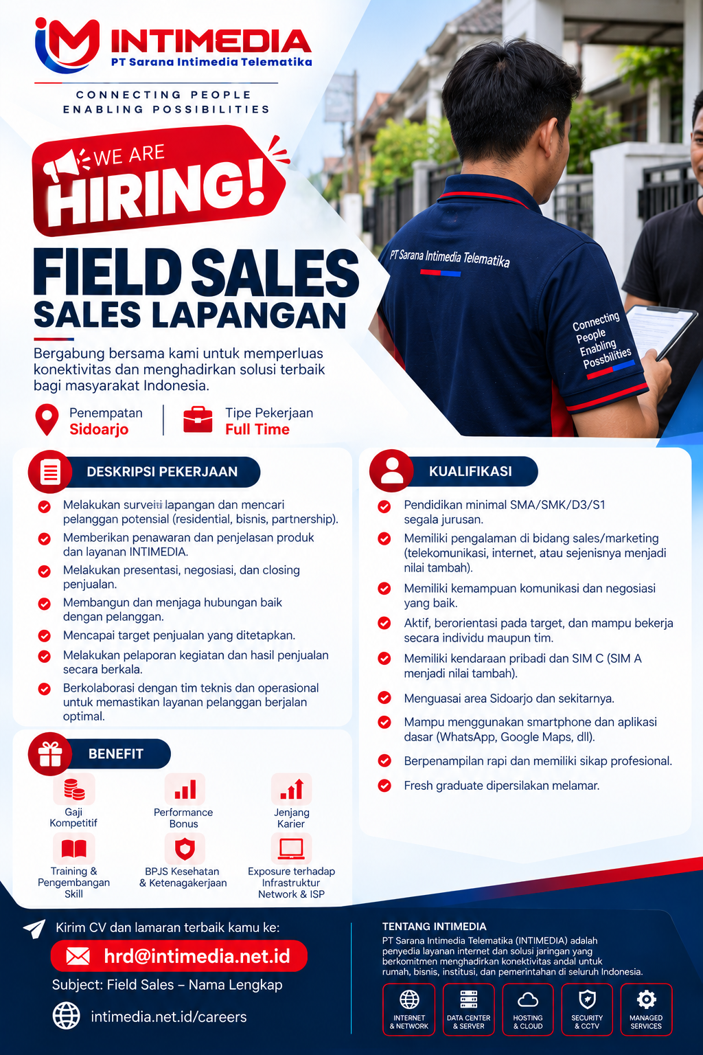 Banner lowongan Residential Field Sales